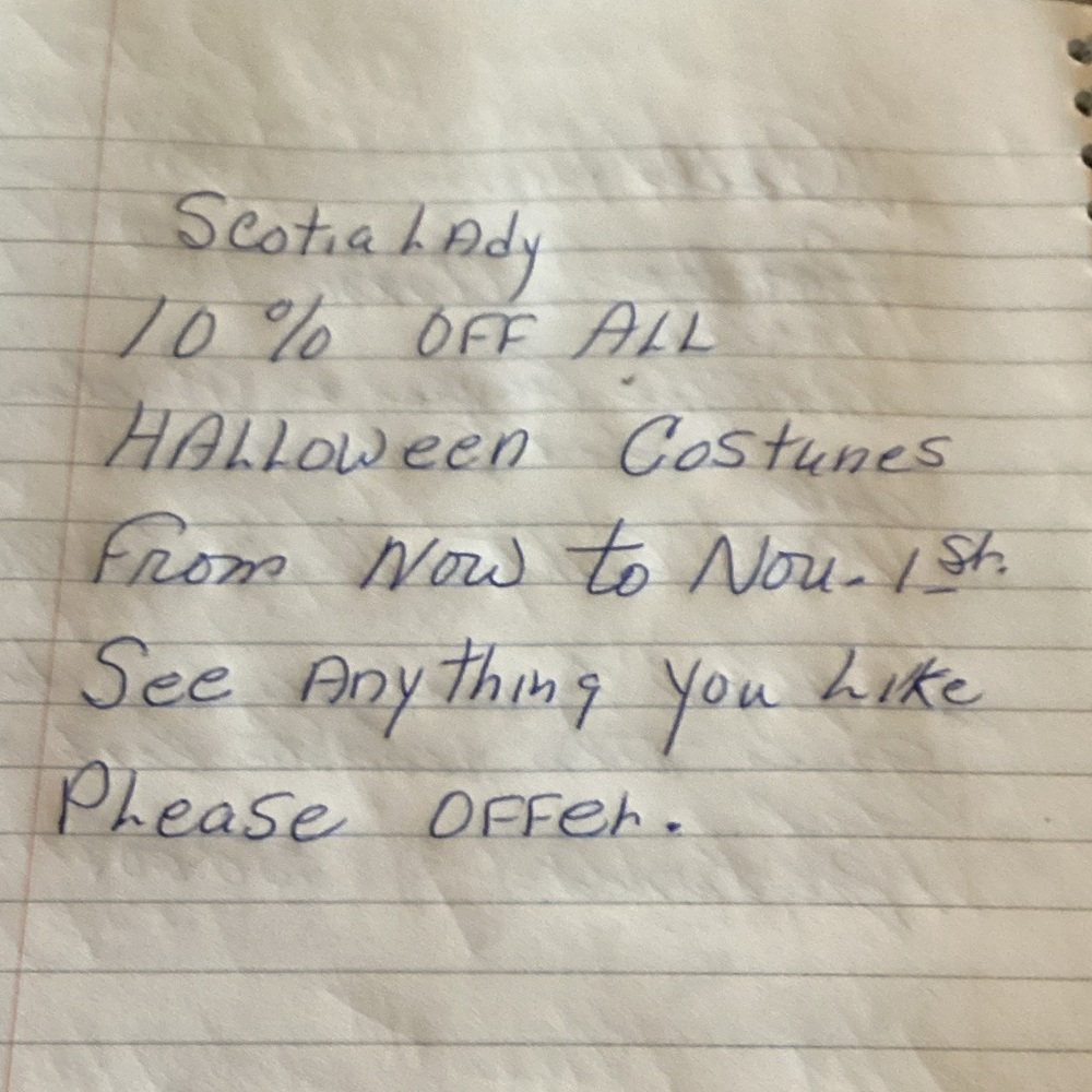 All costumes , many sizes .